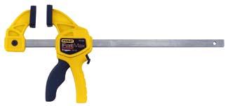 tools Clamping forces of up to 90kg General one handed clamping and spreading applications up to 90kg such as carpentry 0-83-004 15cm/6 Large FatMax Trigger Clamp X 4 83-004-23 88 X 150mm (L) HEAVY