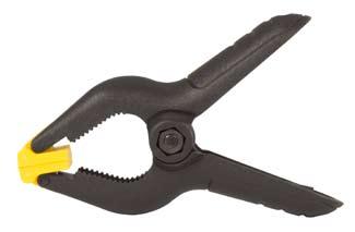 of tools Small one handed clamping applications such as arts and crafts or model building 0-83-001 Small FatMax Trigger Clamp X 6 Metal Spring Clamp Stamped metal construction provides strength