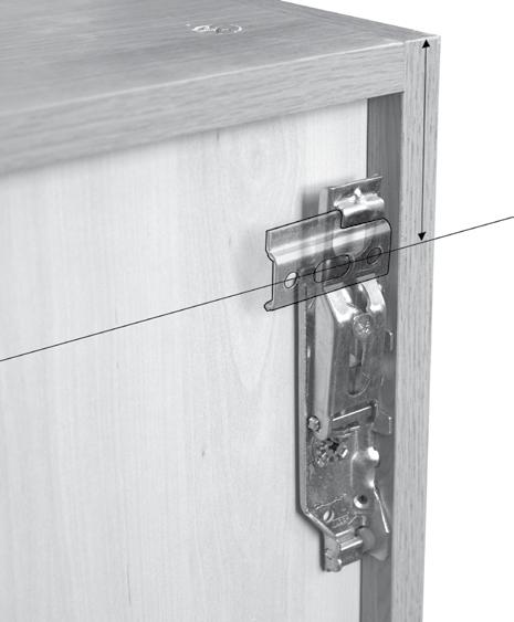 djust to gain a level top edge using the adjustment screws - (see ). lso see instructions on page 4 (. and 3). securing screw should be placed at the back of the unit to stabilise it.