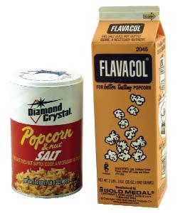 The Flavacol (77003) is the yellow salt that theaters use. #77006 $2.99 #77003 $3.