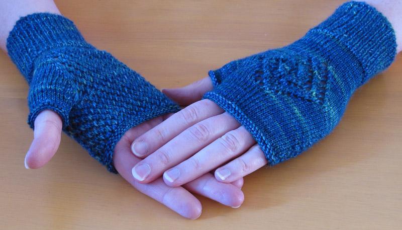 Swirl fingerless gloves by The idea for these started with my own fussiness I often find that with any gloves or mittens, my palms get hot and sweaty before anything else starts to even get warm