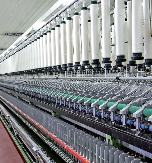 Rieter. Kahatex 7 COM4 COMPACT YARN Innovative yarn character TOUCH THE FUTURE WITH COM4 YARNS To be successful in the market, Kahatex focuses on spinning and processing exclusively compact yarns.