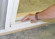 NOTE: The sill threshold cover could be vinyl or aluminum, depending on the door model or color.