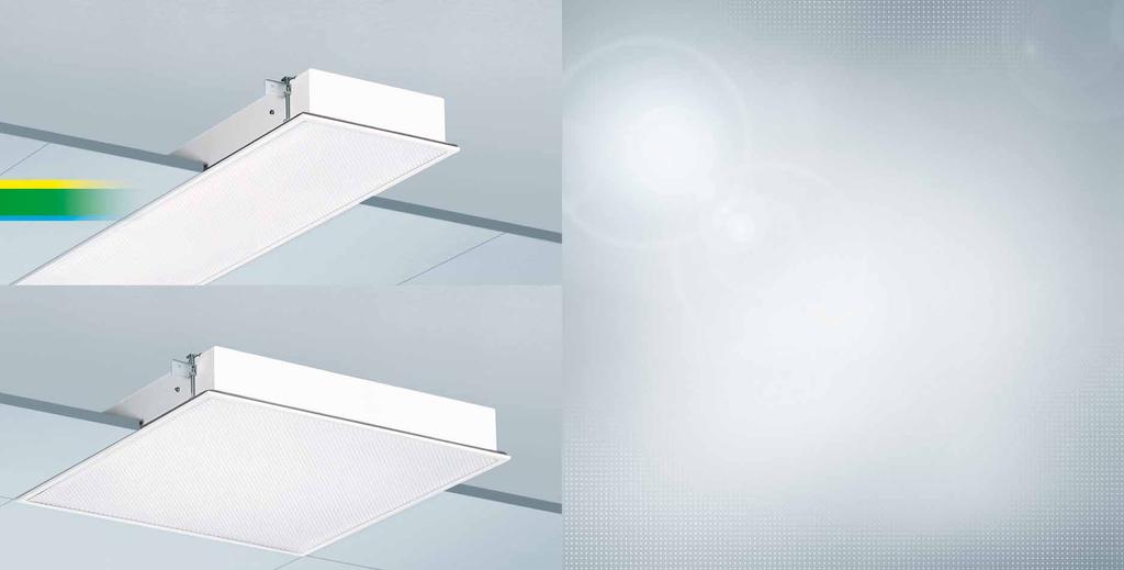 36ı37 Weather-proof recessed luminaires with prismatic PLEXIGLAS diffuser 654d IP54 a 0,5 Joule, 650 C Reference Control gear options Lamps Module Recess opening E W mm mm kg Fidesca-BS 300 P 236 52