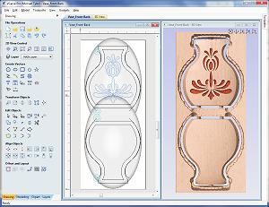 Stone & Coral Inlay Vase STEP 1 - Open and Review the Project Files Start your VCarve Pro or Aspire software and open