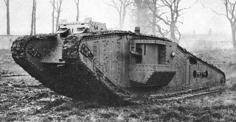Armour First World War tanks were an important factor in breaking through the