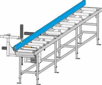 Customized roller conveyors for your facilities The SP720 infeed benches comes in different lengths with standard equipment.