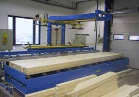 Outfeed bench with pushers Timber Picker Stacking unit SPL-PU is an outfeed bench used for semi-automatic stacking of timber and only equipped with pushers.