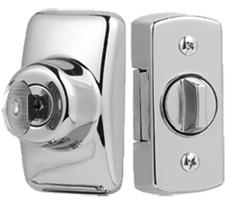 Combination Doors 5/8" to 1-3/8" Thick Installation Hole Spacing 7/8" Nylon Bearings Provide Lifetime Lubrication Features a Night Lock