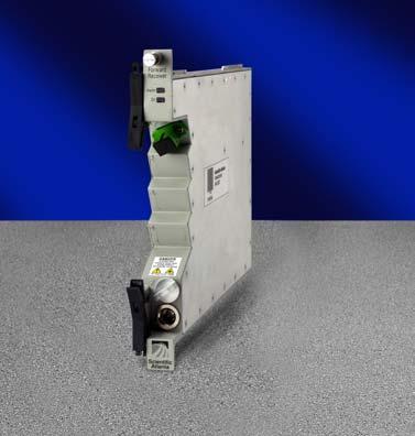 The module contains a single forward optical receiver.