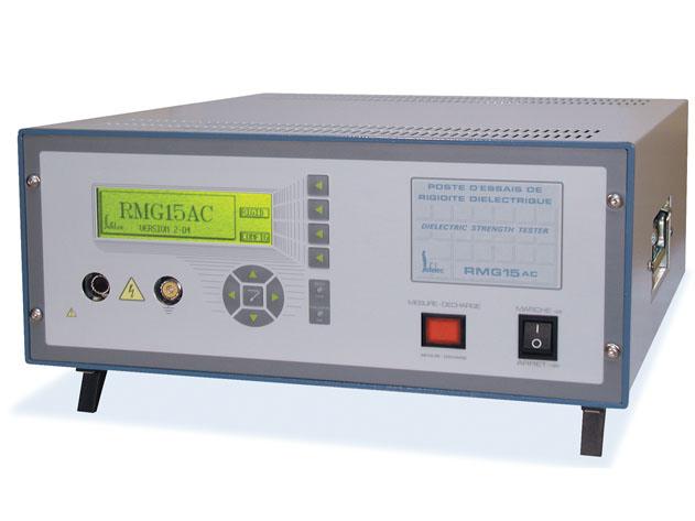 Typically used in test laboratory or production for testing batteries T e c h n i c a l C h a r a c t e r i s t i c s DIELECTRIC STRENGTH TEST FUNCTION Output voltage 0 to 15kV AC Accuracy : ± (3% +