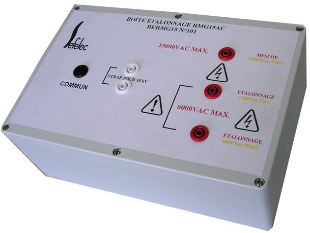 C a l i b r a t i o n MG-91-15AC calibration kit - allows you to calibrate the current re-reading (until 30 ma under 15 kv) and voltage generation (divider 15 kv) T y p i c a l a p p l i c a t i o n