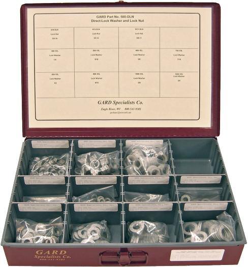 Direct-Lock Washer and Heavy Hex Nut Assortment 25 pcs.