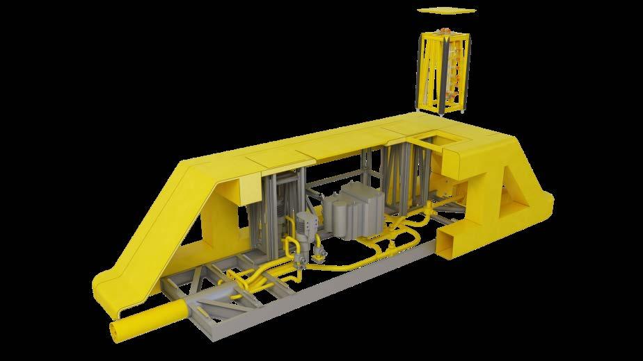 Pipeline Bundles and Towed Production Systems Submerged Production Unit (SPU), our versatile hybrid structure designed to house large subsea
