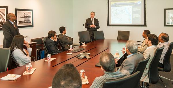 The Port of Houston hosted Omani transportation and logistics experts for a tour and discussion of operations at one of the busiest ports in the United States.