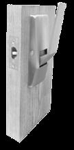 7,258,374 Latch bolt is thrown only when push handle is activated and held For use in