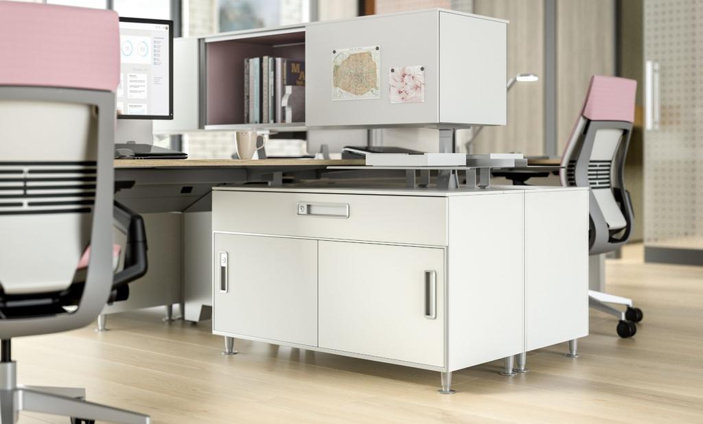 PRODUCTS / C:SCAPE STATEMENT OF LINE Pedestal Bins Laterals Credenzas IM#: 17-0079307 Tower c:scape Built to promote trust among coworkers, as well as inspire innovation, c:scape removes visual and