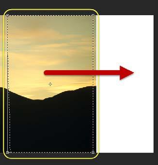 Extend Mode The Content-Aware move tool Extend mode, will allow you to extend a portion of your image, such as landscapes on a parallel plane, hair, buildings, etc.