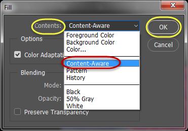 Tip: It may be easier to a Rectangular marquee to make the selection, and then change to the Content-Aware Move Tool.