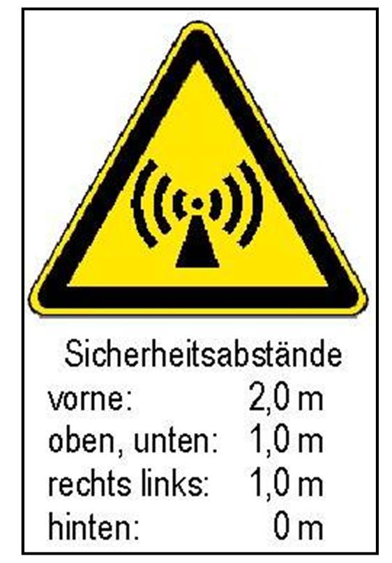 German Approach Innovative EMF Safety Concept (3) Labeling of each antenna with regard to the