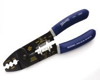 Multi-Purpose Combination Wire Tools with Curved Wire Cutter Nose Style 23503 Front-end Stripper 8 1 /4 Serrated Pliers 23524 Front-end Crimper 8