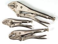 Locking Pliers Curved Jaw with Wire Cutter Locking Pliers 23301 5 23302 7 23303 10 Straight Jaw Locking Pliers 23304 7 23305 10