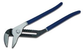 Utility Superjoint Pliers Maximum Opening Tip Width PL-1519C 5 1 /2 3 /16 PL-1520C 10 1 1 /2 5 /16 PL-1523C 12 2 5 /8 1 /2 PL-1524C 16 4 1 /2 Multiple parallel jaw positions are locked in to proper