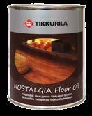Nostalgia Floor Oil highlights the original surface texture of the wood providing an excellent durability and water and dirt repellency. Oil treated surface is easy to keep clean.