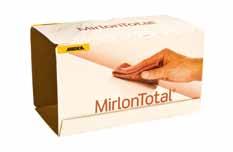 MIRLON TOTAL Mirlon Total has been developed using Mirka innovative Total Technology. Mirlon Total is more aggressive than its forerunner Mirlon and is more open and more flexible.