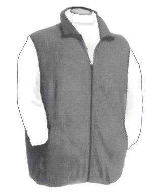 00 MEN S FLEECE VEST Forest Green, Navy, Grey, Black Vest, full zipper front; two deep side pockets w/zipper closure. S, M, L, XL, 2XL $28.00 Embroidered with St.
