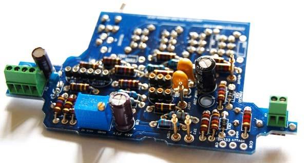 Hold the sockets in place from the top of the PCB