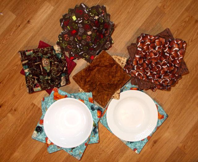 A Few Tips A Collection of Various Size Microwavable Bowl Potholders. Photo Credit: Debbie Colgrove, Licensed to About.