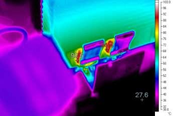 Thermal Images of Boost With 400V In /800V Out at Full Load