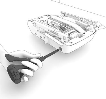 Pull out the handle assembly from