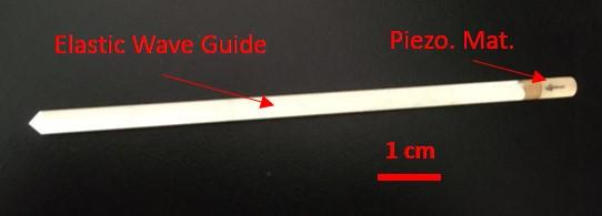 9 (a) (b) Figure 5: (a) Pin transducer for in-situ