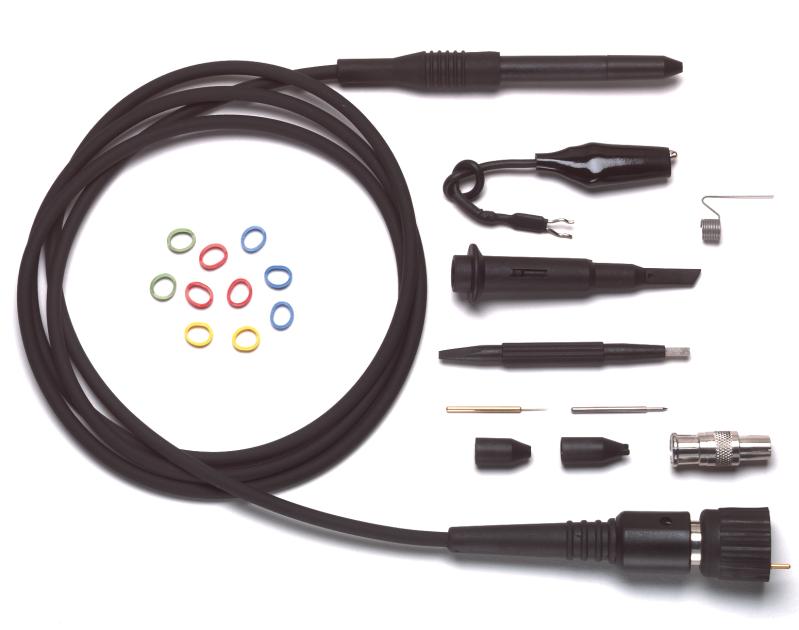 Microline Passive Oscilloscope Probes 500 MHz x 10 Passive Voltage Probe 4ft (1.2m) cable, 500V peak The perfect solution for accessing hardto-reach test points, particularly fine pitch IC leads.