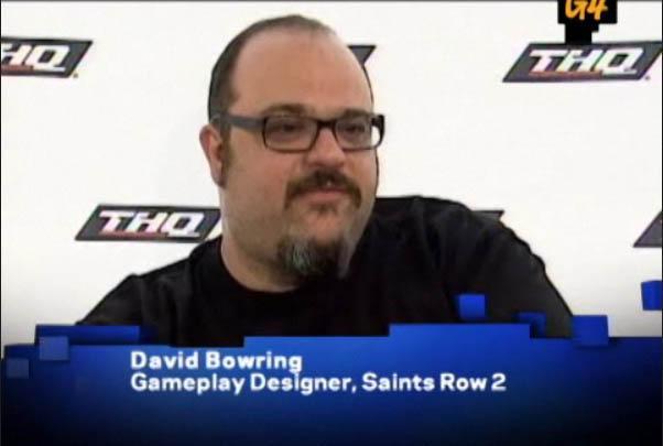 David Bowring Gameplay Designer for Saints Row 2 COOP