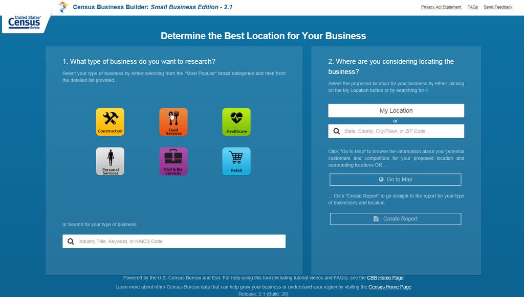 Census Business Builder: Small Business Edition http://www.