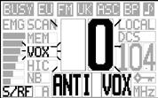 VOX SL of VOX SL1... VOX SL 9 VOX SENS of VOX SENS 1... VOX SENS 9 THOMAS ASC WILLIAM ASC VOX transmission is limited until 5 minutes.