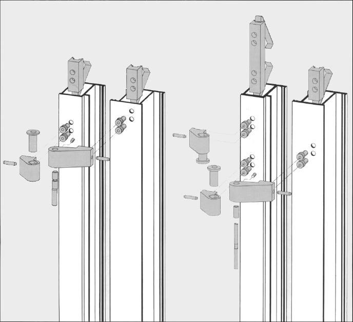 DORMA LM Engineered down to the smallest detail adaptable to any profile system The DORMA LM series of aluminium hinges has been developed to give fast, safe and precise door hanging for different