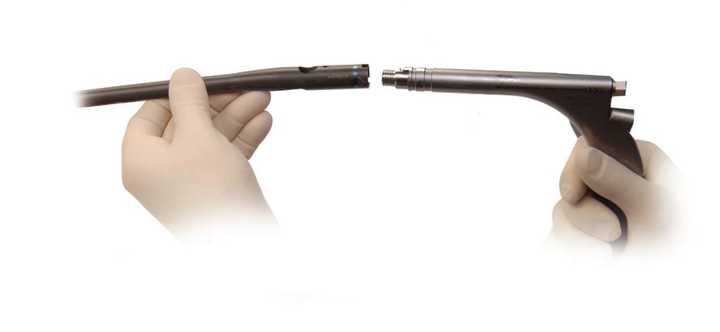 Zimmer Natural Nail System Cephalomedullary Nail Surgical Technique - Standard 5 Place the CONNECTING BOLT through the barrel of the TARGETING GUIDE (Fig. 8).
