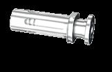 The self-retaining blade is identified with a symbol and has the word RETAINING on the AO coupling interface. Its conical tip helps ensure a friction fit connection with the screw head.