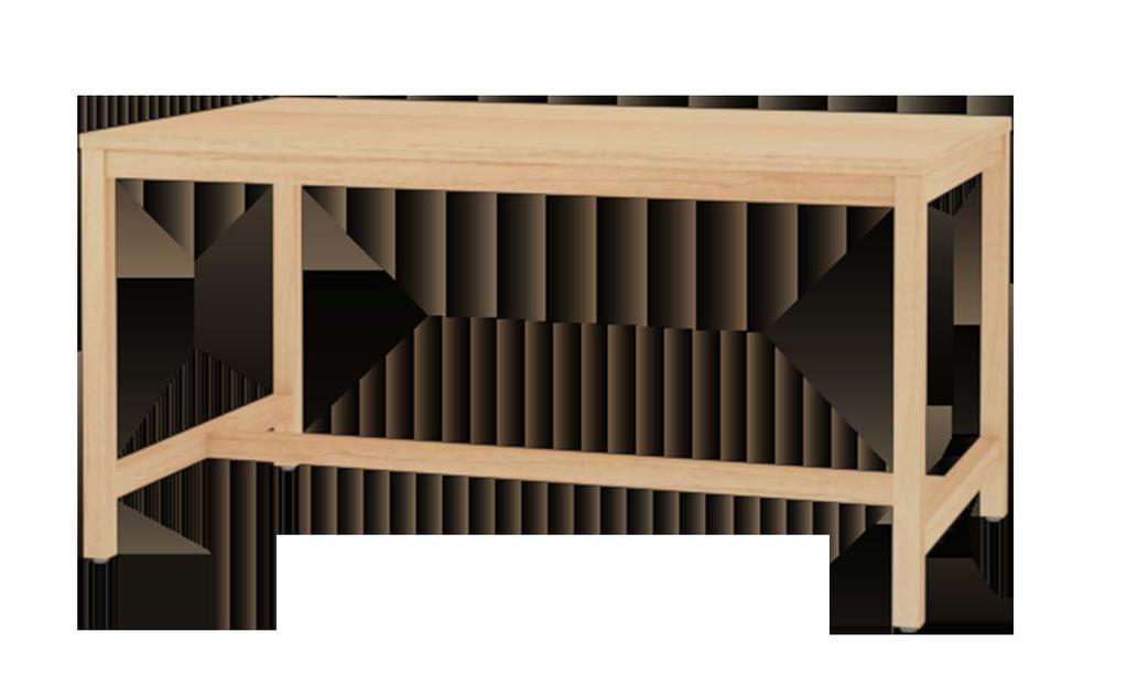 $1,920 Frame: solid hardwood: Maple Top: laminate with matching PVC edge band WWTB1X22-M WESTWOOD,