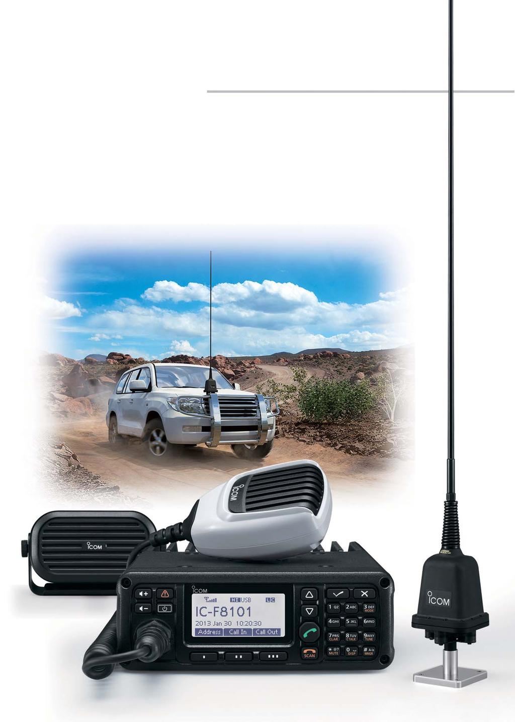 HF TRANSCEIVER Enhanced Version AUTOMATIC TUNING ANTENNAS Wide