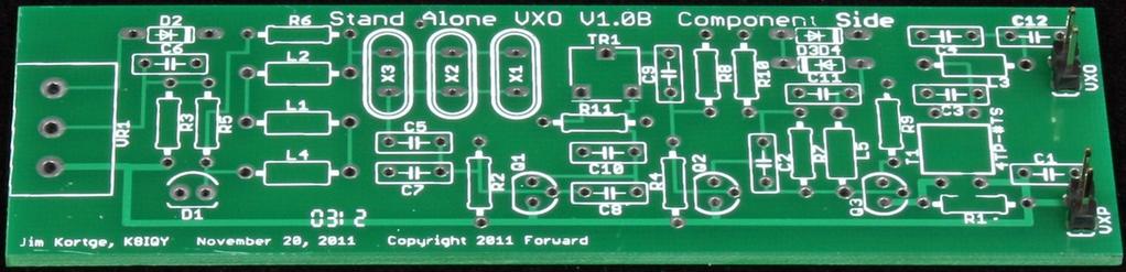 Thank you for purchasing a 4 State QRP Group Stand Alone VXO (SAVXO) kit. We hope you enjoy building it and using it to drive a transmitter, such as the NS-40, or a rig of your own design.