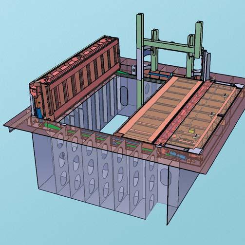 Moon pool hatch covers Offshore vessels are often built to comply with