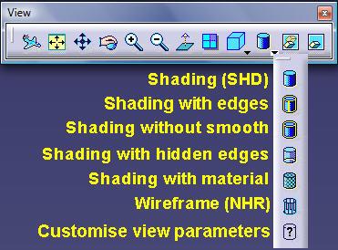 Select Shading with material on the View toolbar. Result is above right.