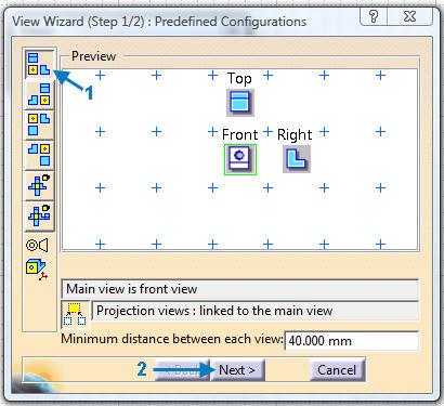 On the Views toolbar select, View