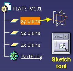 If the part name is not changed Catia will provide the name Part1.