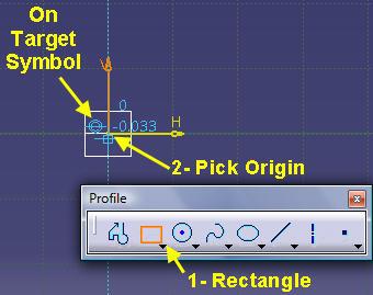 SKETCH A RECTANGLE Select 1-Rectangle on the
